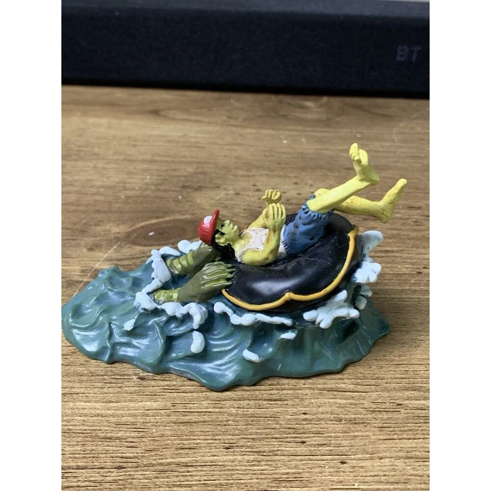 Dept 56 TUBING SOS Halloween Village 6007650 Swamp Shanty Tubing S.O.S.